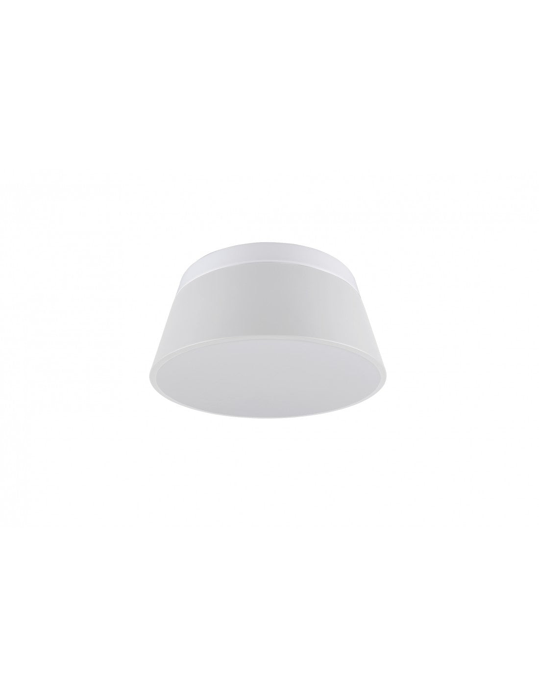 Lámpara de techo Baroness en forma de cono blanco Ø45 cm Double Trio Lighting