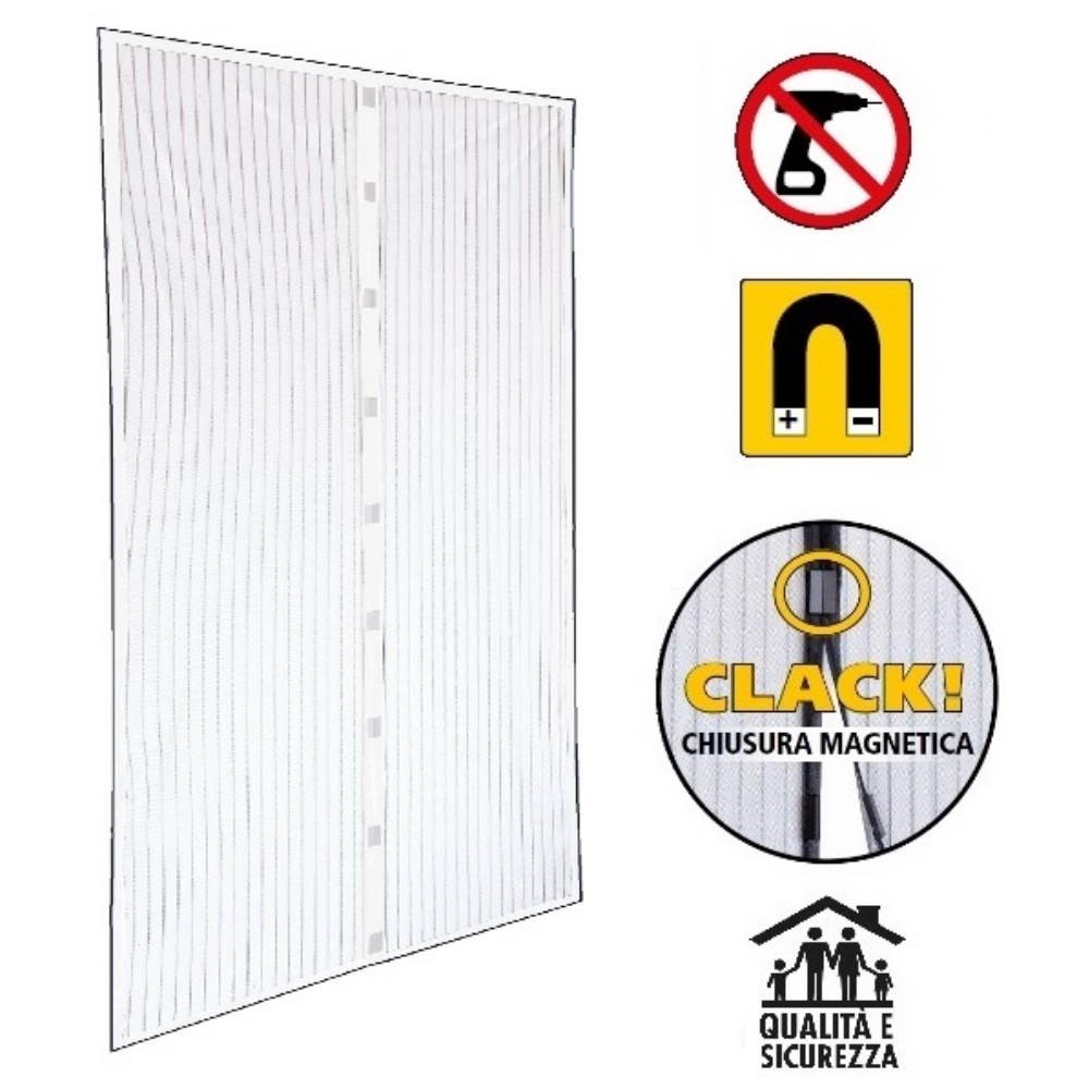 Mosquitera ECCO IMÁN 120X160 BLANCO PARA VENTANA