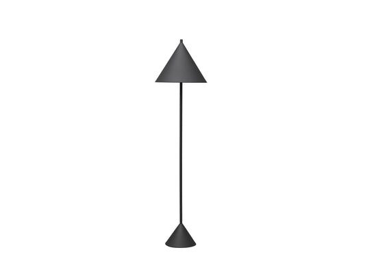 Lámpara de pie de metal negro D40xD40x156h cm