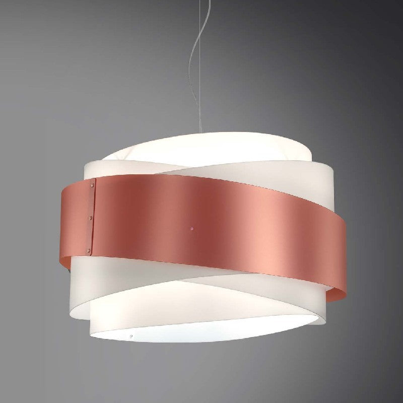 BEA lámpara colgante cinco luces Cobre diámetro 60x h38 cm