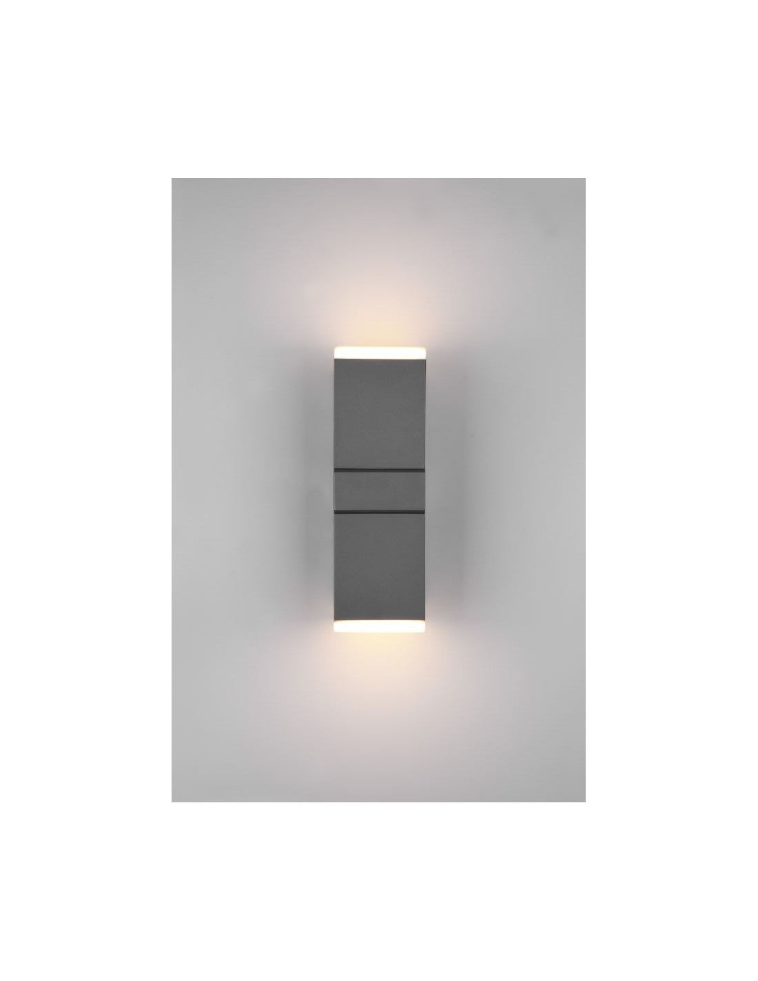 Aplique LED Doble Orientable Avon Antracita Aluminio IP54 Trio Lighting