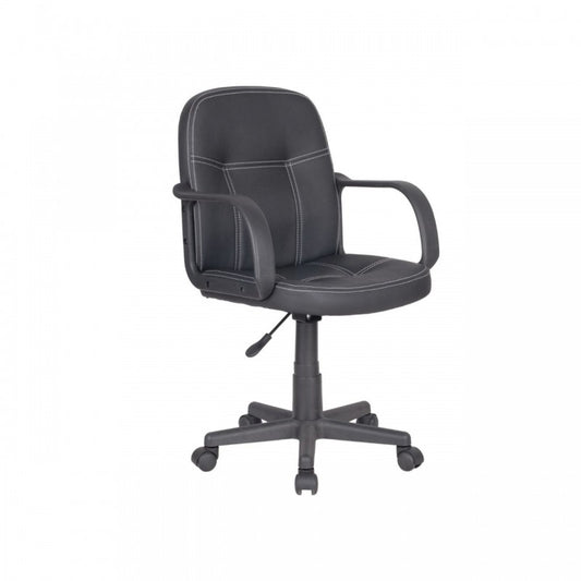 Sillón ejecutivo de metal gris