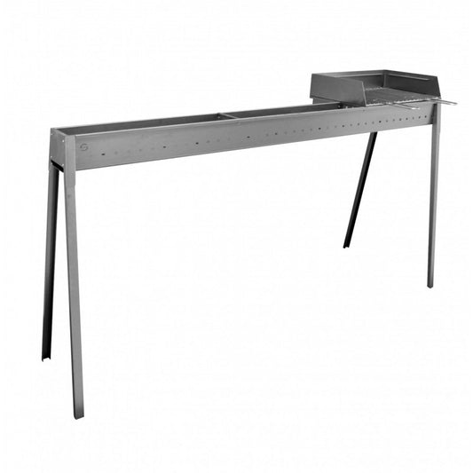 Barbacoa Torino 100 pinchos de hierro + kit mampara 40 parrillas