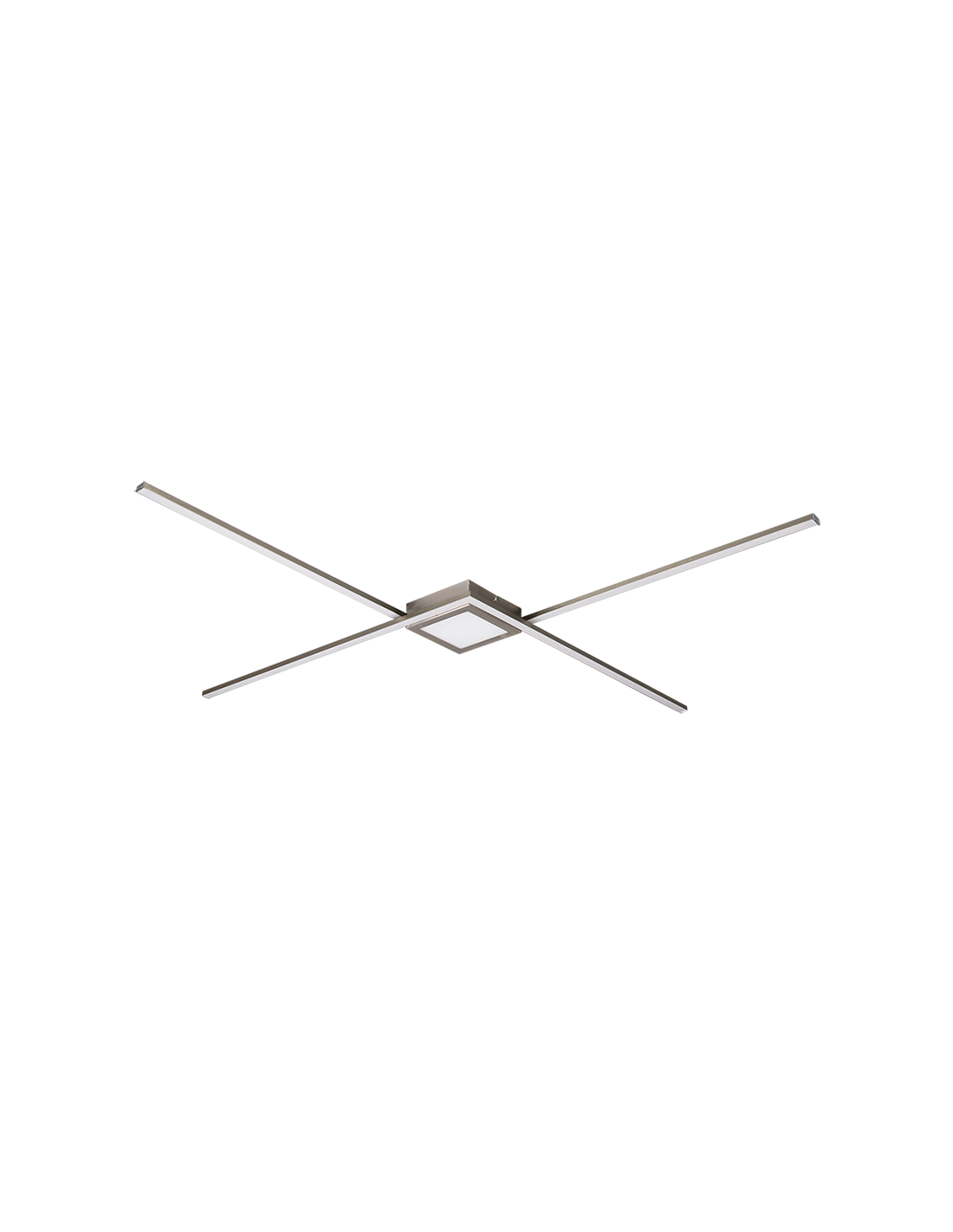 Lámpara de techo Oxford Bacchette Led X Matt Nickel Trio Lighting