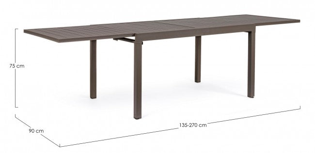 Mesa Extensible Pelagius Café 135-270X90 Cod.0663176
