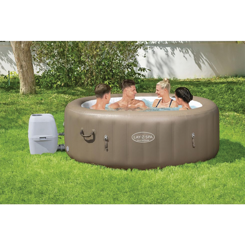 Bañera de hidromasaje inflable Lay-Z-Spa Palm Springs AirJet para 4-6 personas