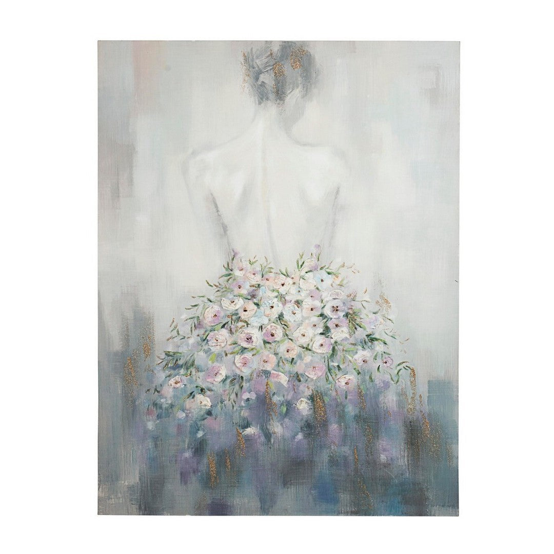 Cuadro al óleo sobre lienzo Pueblo 90x120 cm