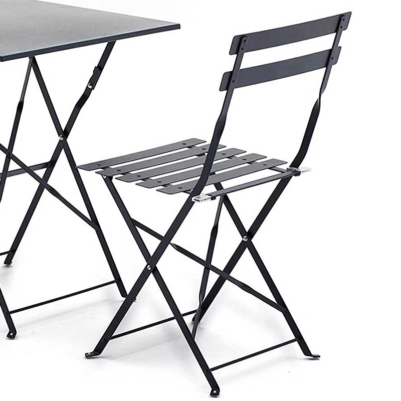 Conjunto bistro salmar antracita