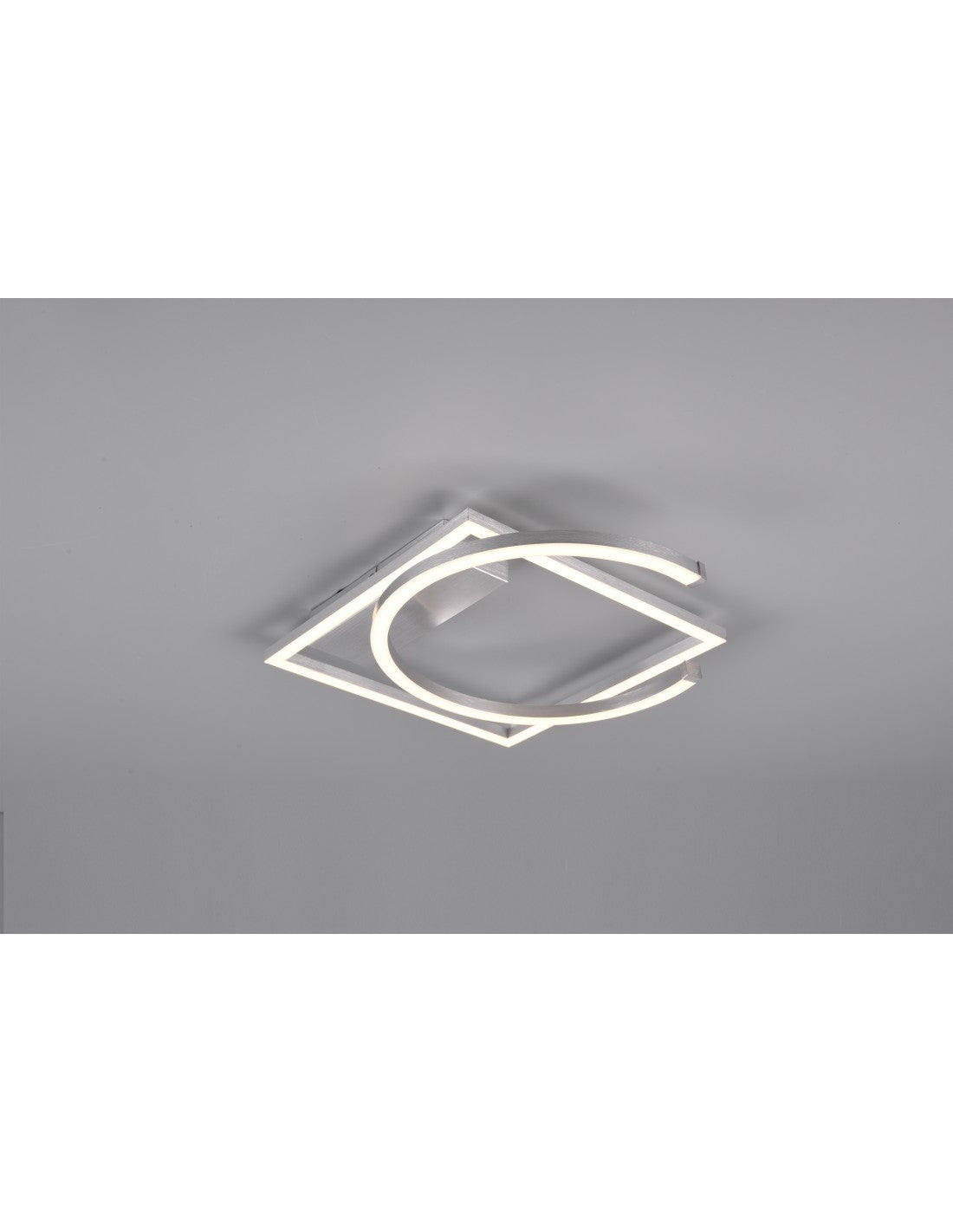 Plafón LED Pivot 23,5w Níquel L42 cm Regulable Trio Lighting