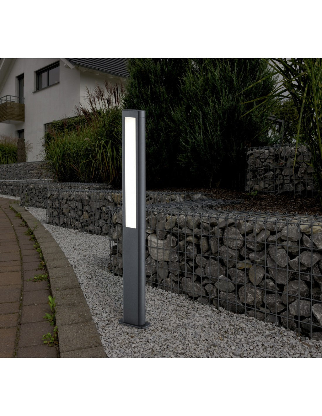 Poste Exterior Rhine Led IP54 Antracita H100 cm Trio Lighting