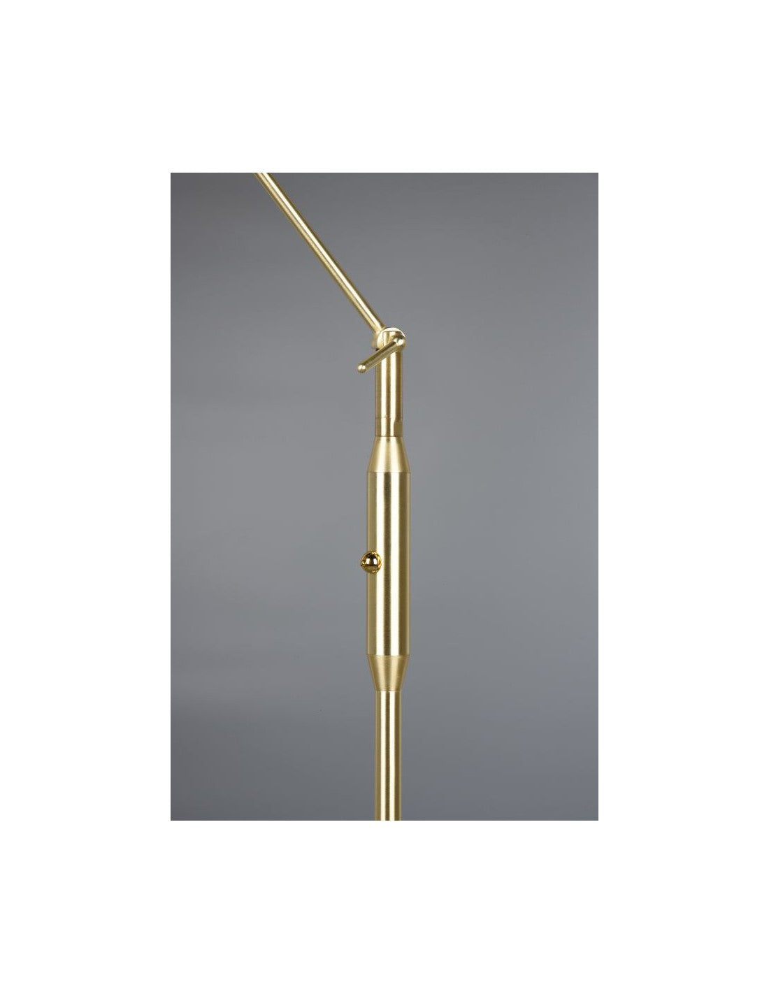 Lámpara de pie Latón Satinado Disco Touch Led Ajustable Franklin Trio Lighting