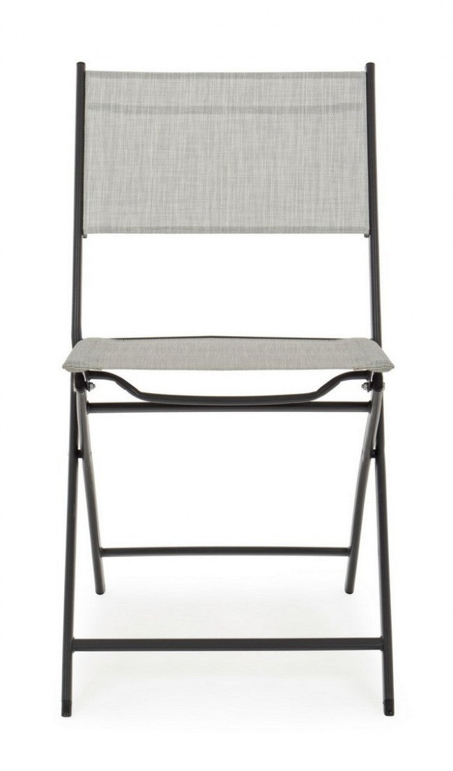 4x Silla plegable Martinez gris claro -