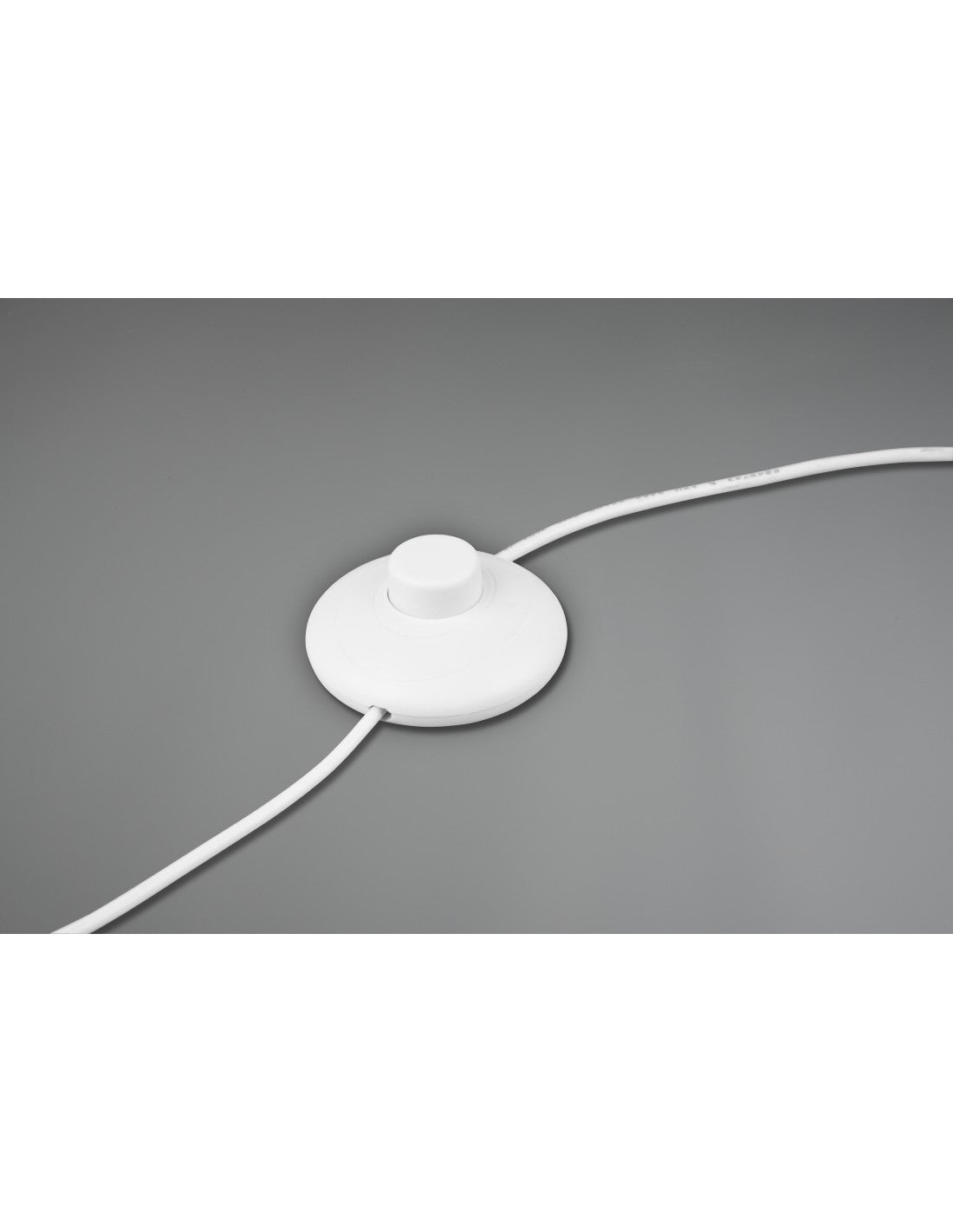 Lámpara de pie blanca moderna para sala de estar con atenuador LED Jive Trio Lighting