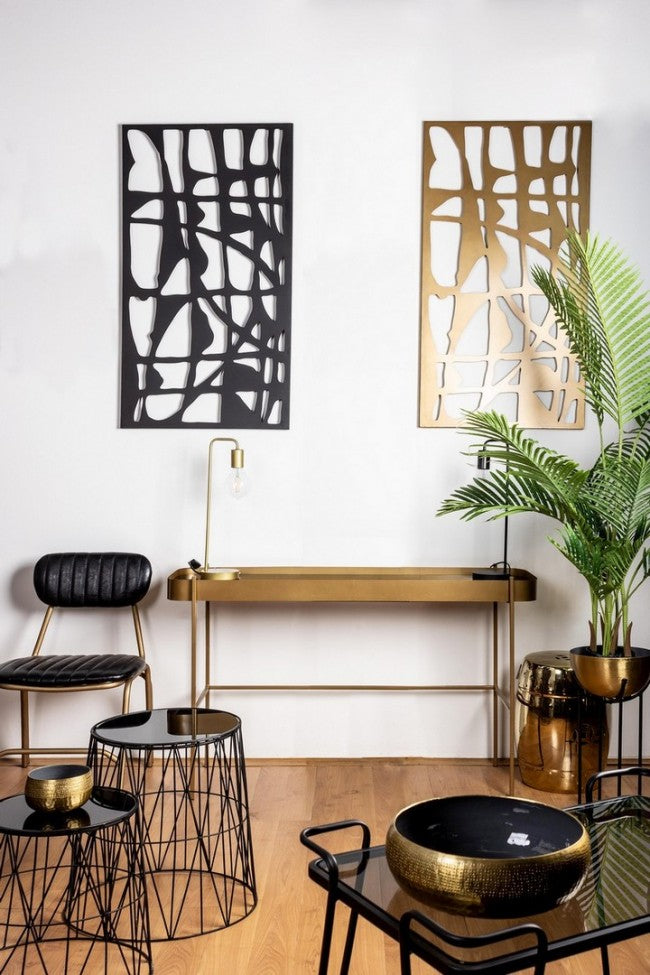 Decoración de Pared Zaira Negro 60X110