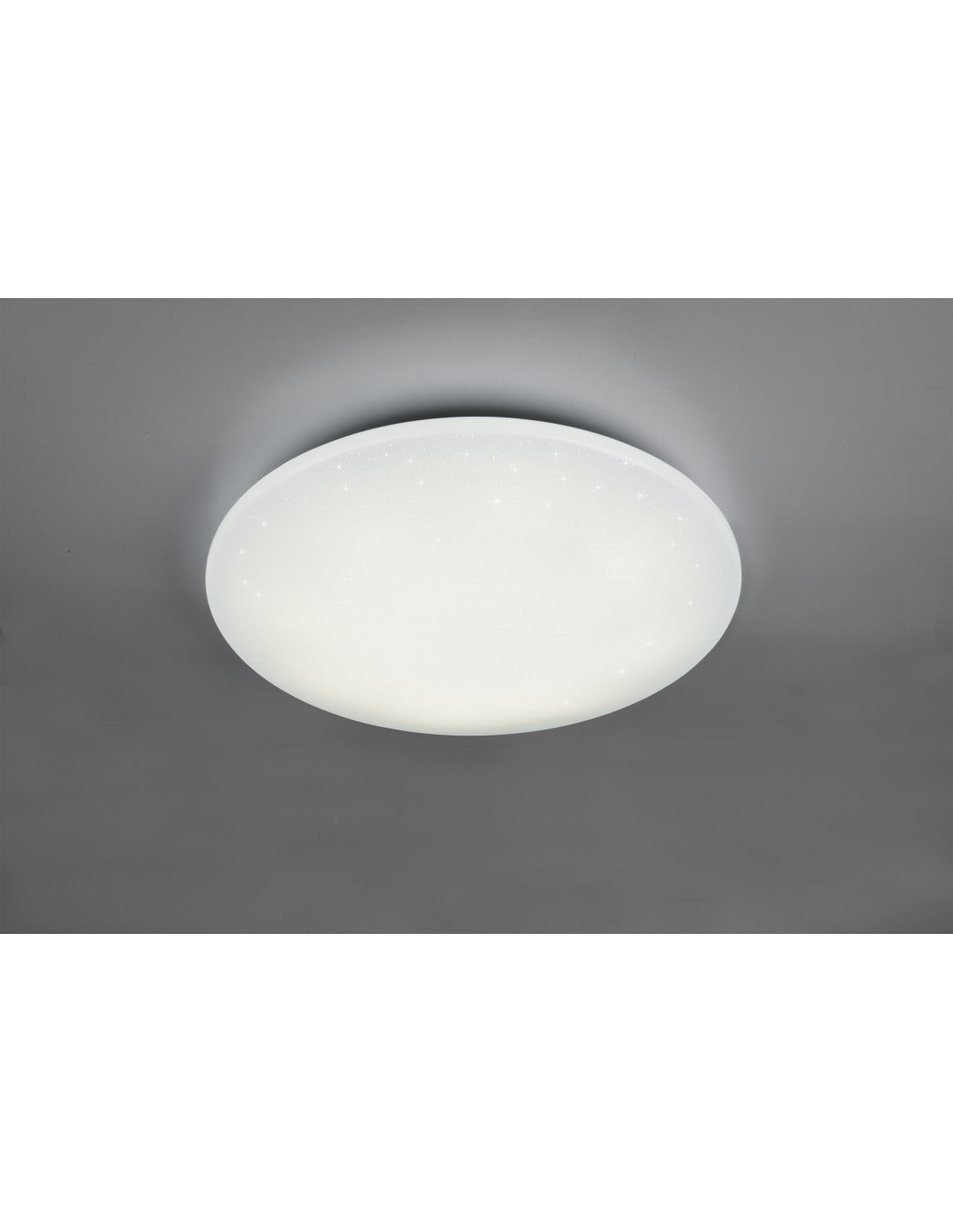 Fara Lámpara de techo redonda moderna RGB LED regulable blanco Ø60 cm Trio Lighting