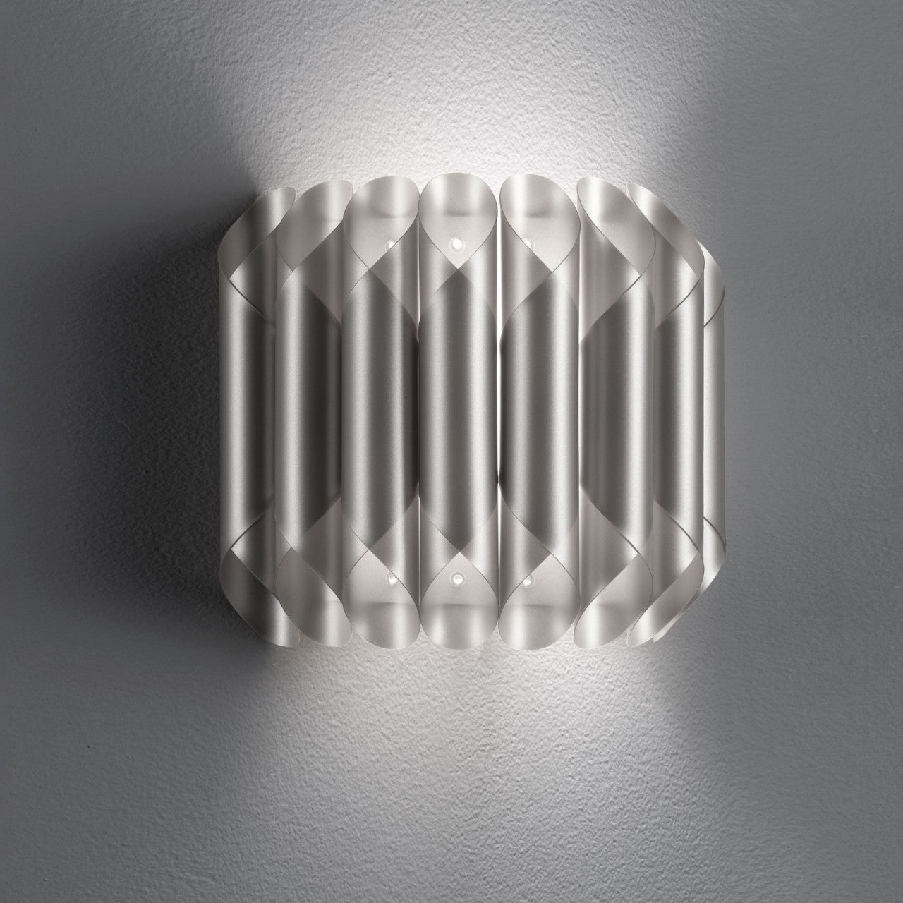 Aplique moderno Plata Cm. 32x16x30h