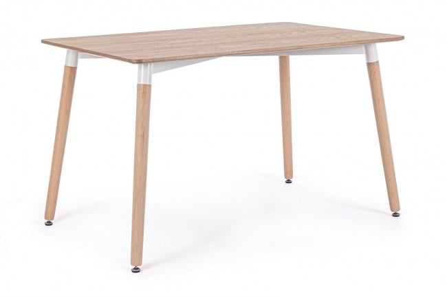 Mesa de madera estilo natural 120x80