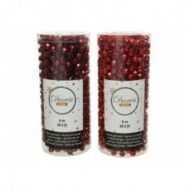 Hilo de mini cristales de plastico para adornos navideños Varios colores 9 metros 1 pieza