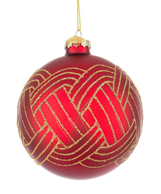 8x Sfera Vt Trenzado Rojo D100
