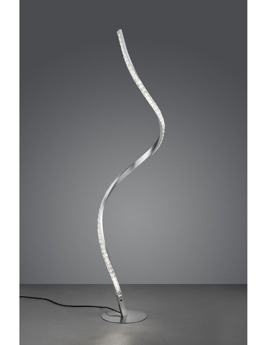 Lámpara de pie LED Rubin moderna regulable efecto cristal RGB H116 cm Trio Lighting
