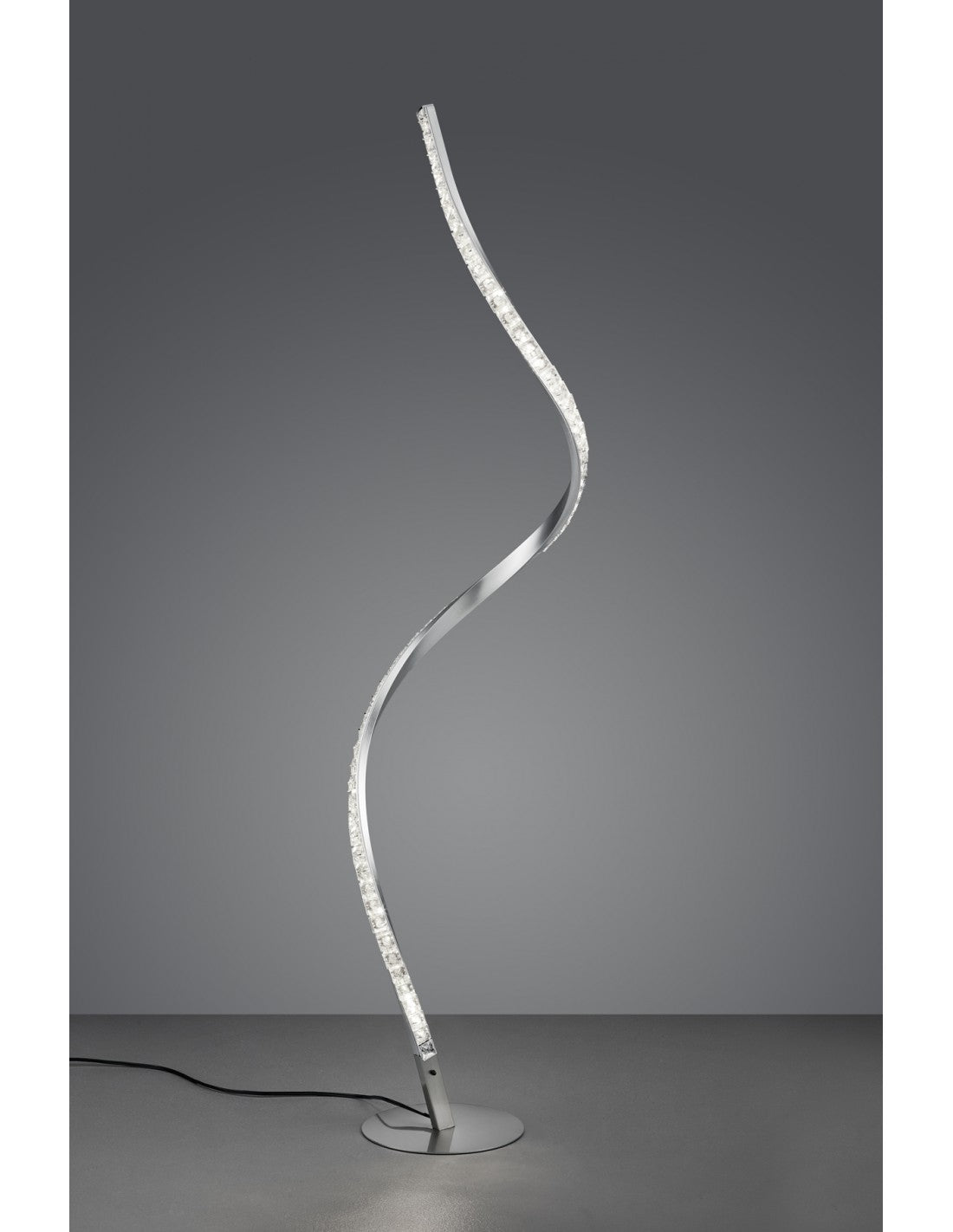 Lámpara de pie LED Rubin moderna regulable efecto cristal RGB H116 cm Trio Lighting