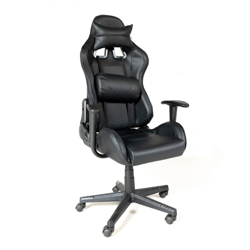 Sillón gaming Sputnik negro con estructura de acero