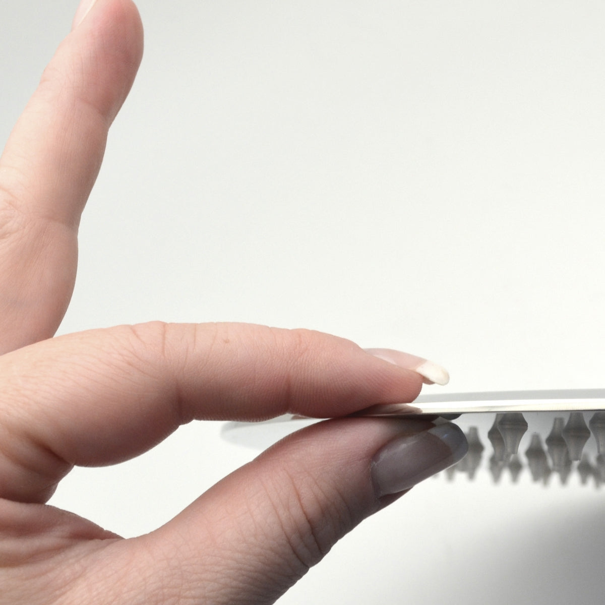 Cabezal de ducha cuadrado ultradelgado en acero inoxidable