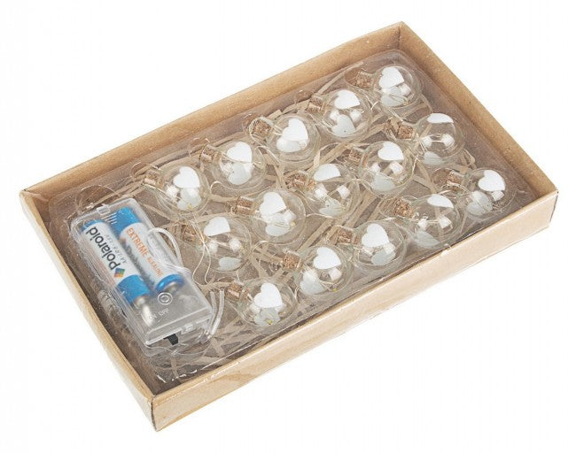 12x Cadena de 15 Esferas Vt Velia Corazones C