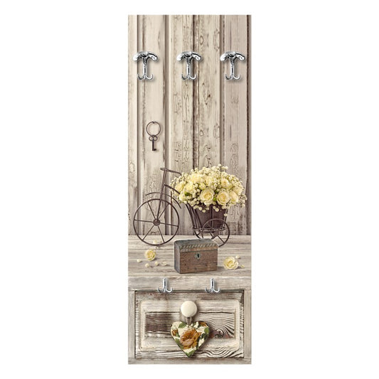 Perchero de pared Rosas Amarillas 46x125 cm