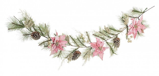 3x Boa Annabel Poinsettia rosa Alt.180