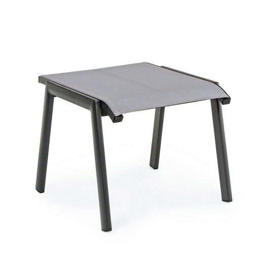 Reposapiés Cruise antracita de aluminio para muebles de jardín 53 x 51 x 44 cm