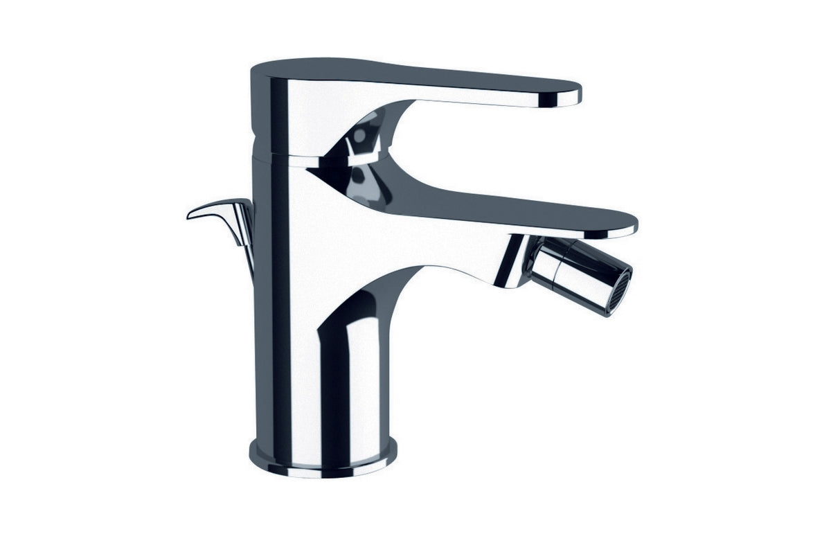 Mezclador de bidé Surf en cromo.