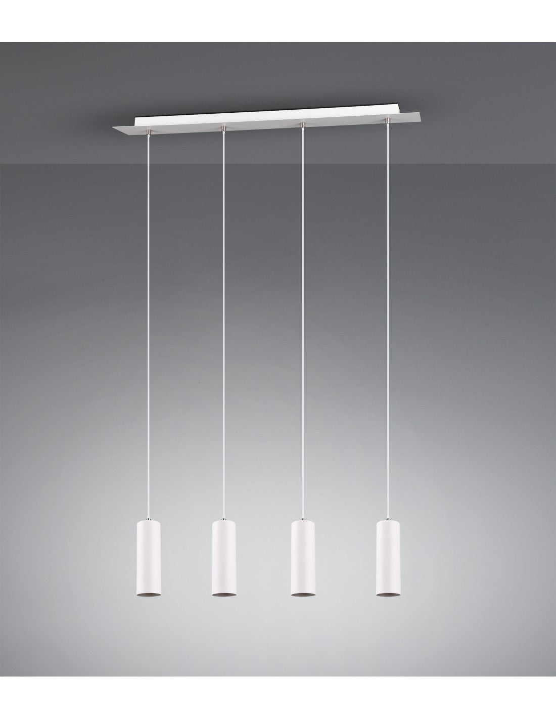 Lámpara de Suspensión 4 Puntos de Luz GU10 Marley Blanco Trio Lighting