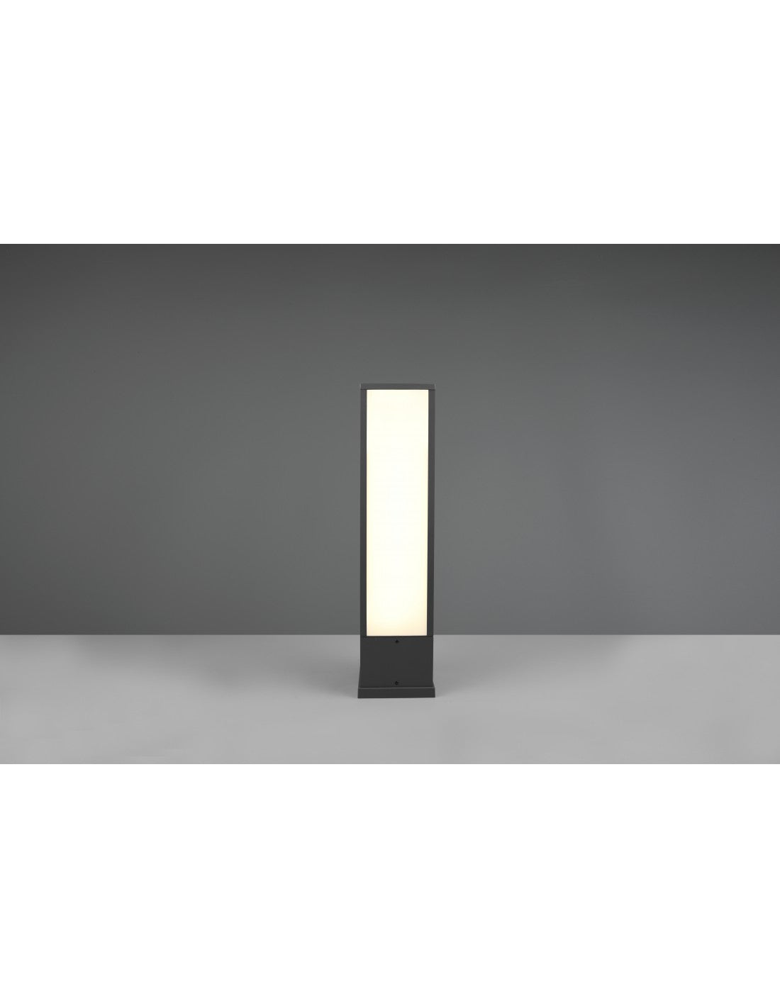 Bolardo rectangular de exterior Fuerte Antracita IP54 Trio Lighting