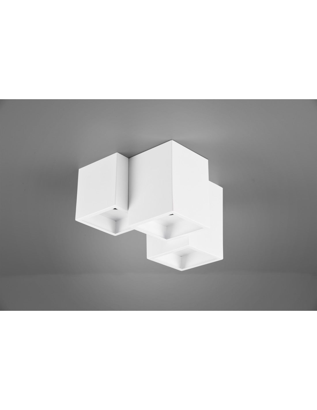 Lámpara de techo 3 Cubos GU10 Fernando Blanco Mate Trio Lighting