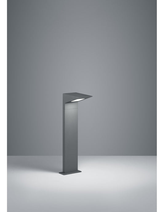 Nelson Trio Lighting Exterior LED Antracita Aluminio IP54 Bolardo