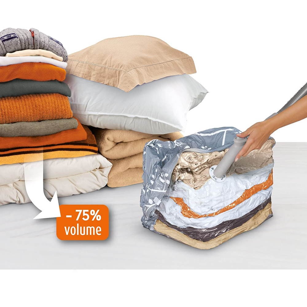 Estuche de vacío cubo que ahorra espacio 44x70x105 cm Domopak