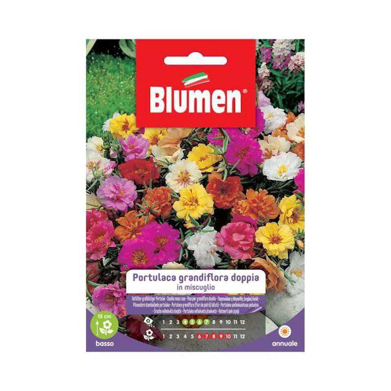 Semillas Portulaca Grandiflora Doble en Bolsa