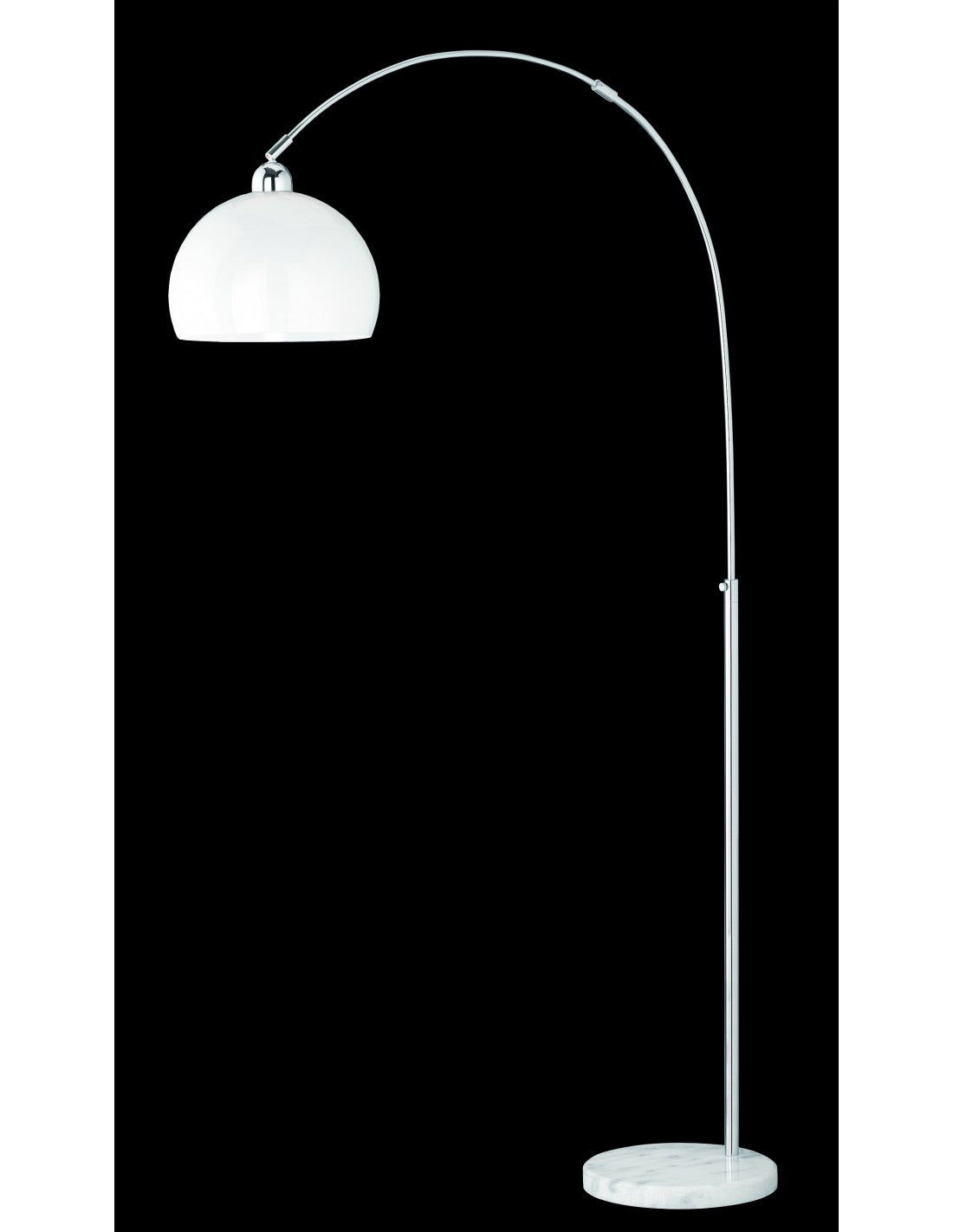 Lámpara de pie arqueada 1xE27 Junior II Cromo Trio Lighting
