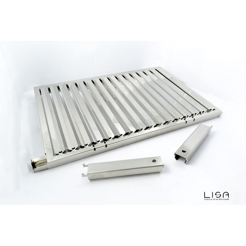 Barbacoa recogegrasas que ahorra espacio