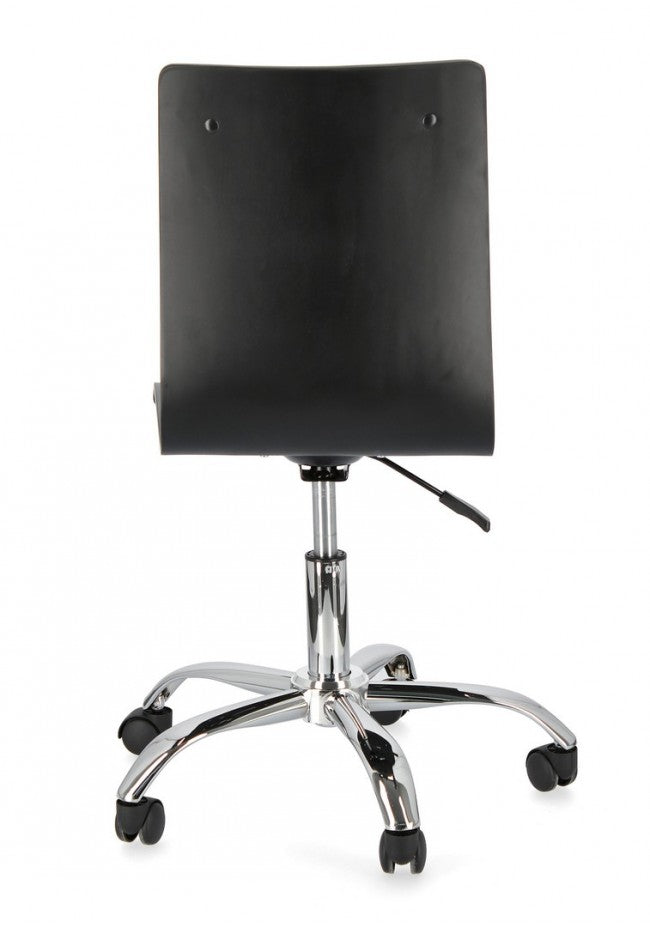 Silla de oficina Young Hello acero símil piel 42,5 x 40 x 87 cm