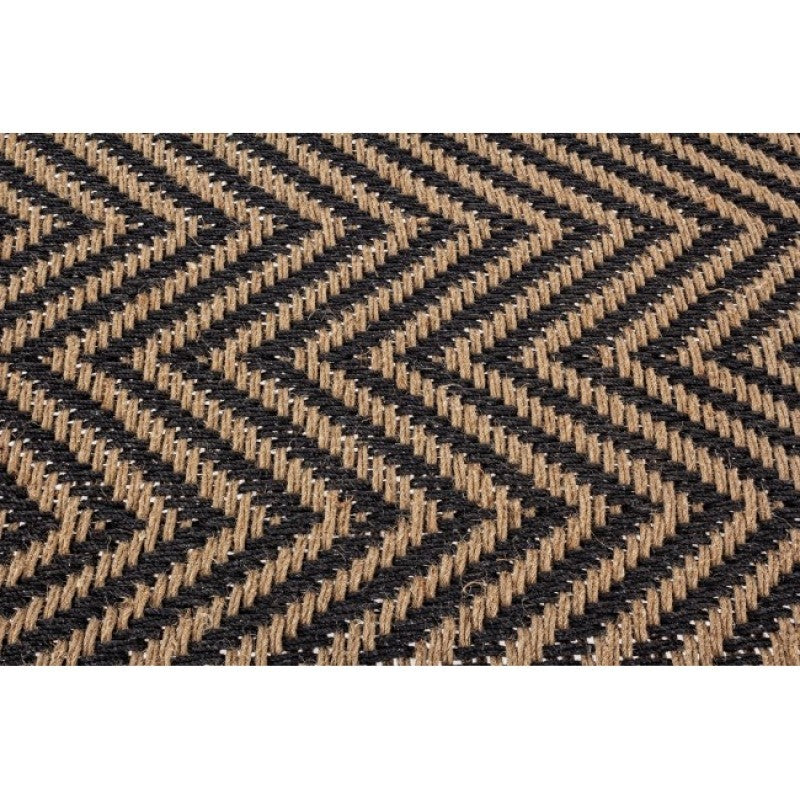 KHAT TAMIL Banco étnico de madera negra 176x86x h46 cm