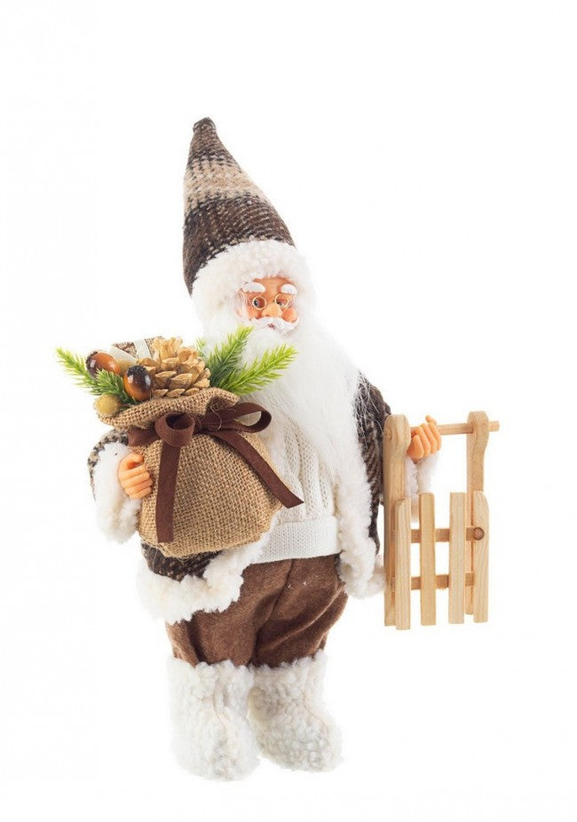 8x Soporte Santa Highlander Marrón S