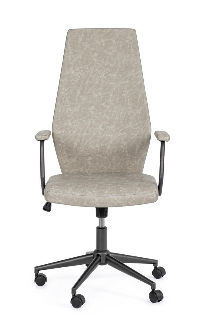 Sillón de oficina Jamie gris claro