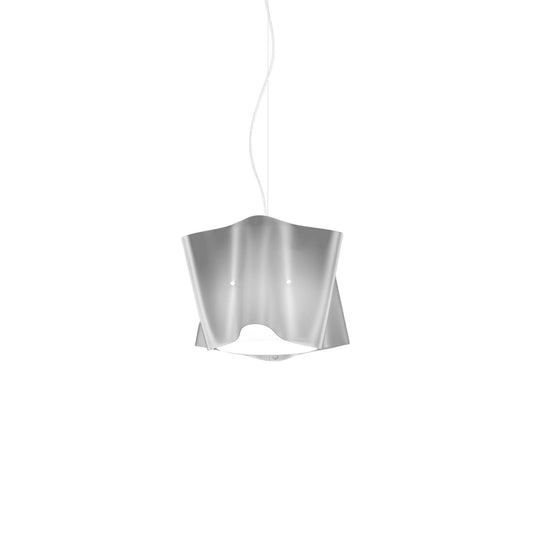 Suspensión plateada en metal cromado cm. 25 x 25h
