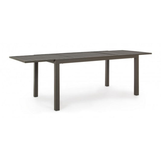 Mesa extensible de aluminio para exterior Caffè HILDE YK14 160-240x90x h75 cm