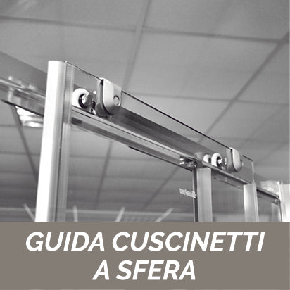 Nicho de ducha corredero con 2 puertas de cristal - Línea Essential