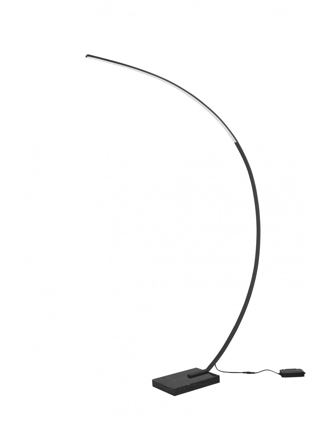 Lámpara de pie Arco negra Bangkok Led Dimmer Trio Lighting