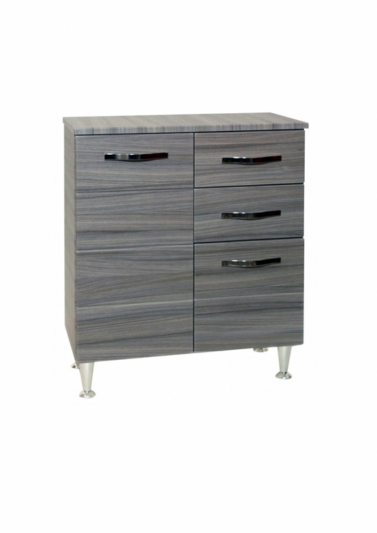 Base Antonella con 2 puertas más 2 cajones 66 x 33 x 80 cm