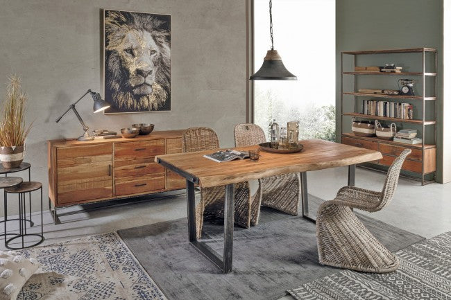 Alfombra étnica de algodón Argel 140 x 200 cm